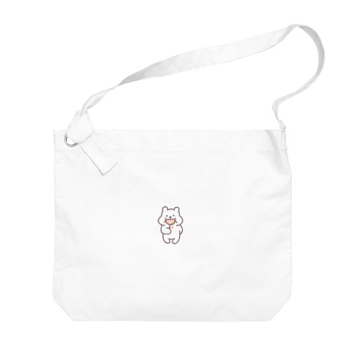 LITTLE WHITE BEARS(もぐもぐ） Big Shoulder Bag