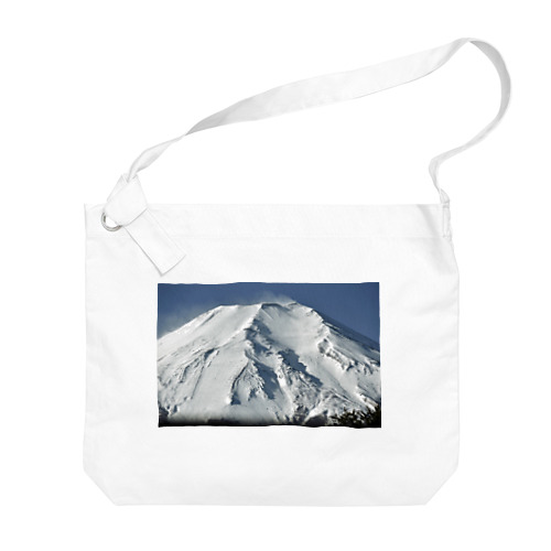 冠雪した富士山_003 Big Shoulder Bag