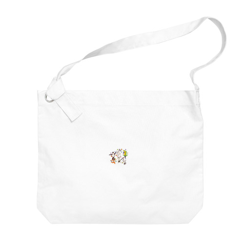 カチャーシーするアニマル Big Shoulder Bag