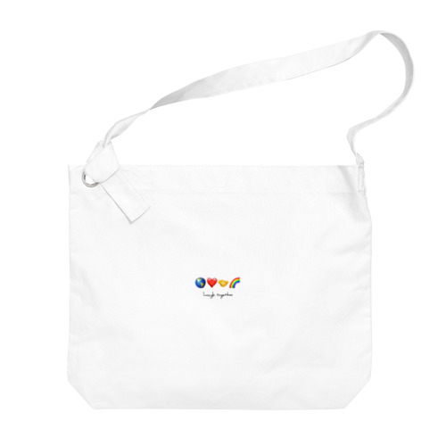 Laugh together Big Shoulder Bag