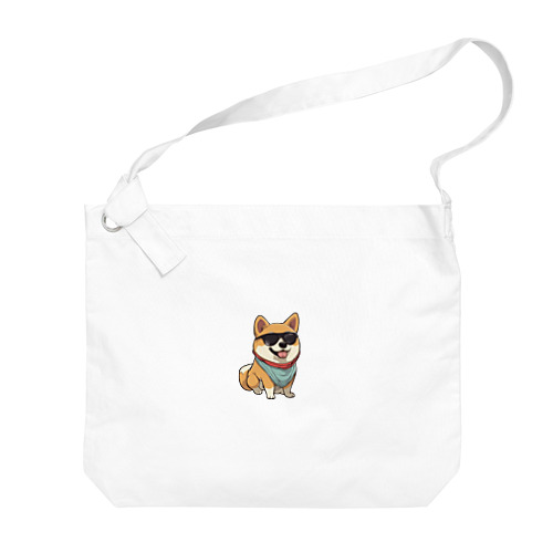 イカした柴犬 Big Shoulder Bag