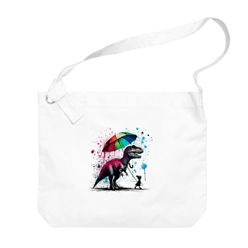 恐竜と少女　Ⅲ Big Shoulder Bag