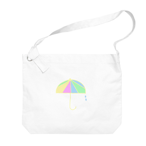 カラフル雨傘 Big Shoulder Bag