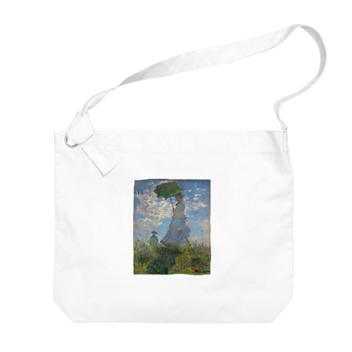 散歩、日傘をさす女性 / Woman with a Parasol - Madame Monet and Her Son Big Shoulder Bag