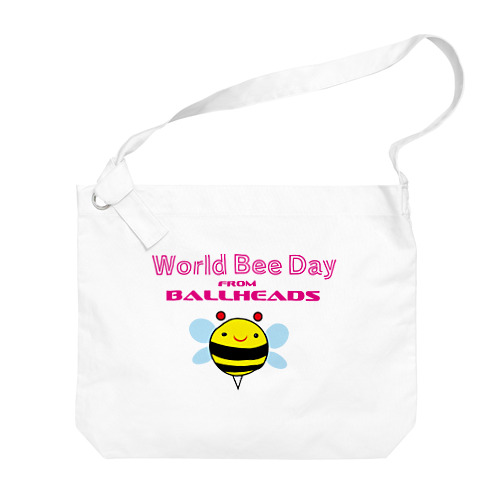 世界ハチの日 World Bee Day ビッグショルダーバッグ