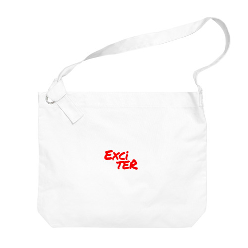  Exciter(文字バージョン) Red Big Shoulder Bag
