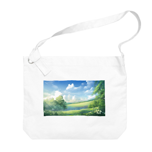 Invigorating Sky Big Shoulder Bag