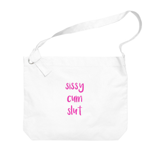sissy cum slutシリーズ Big Shoulder Bag