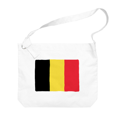ベルギーの国旗 Big Shoulder Bag