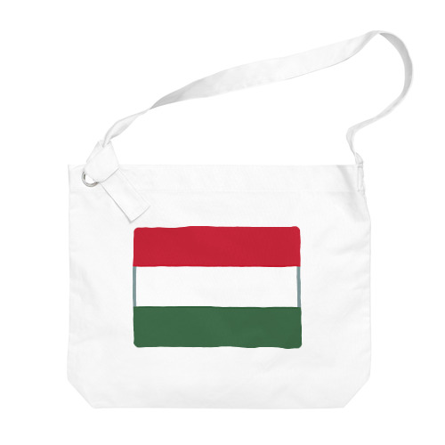 ハンガリーの国旗 ビッグショルダーバッグ