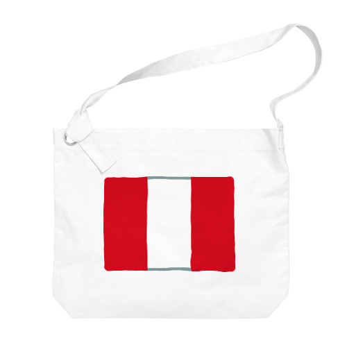ペルーの国旗 Big Shoulder Bag