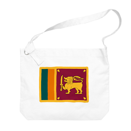 スリランカの国旗 ビッグショルダーバッグ