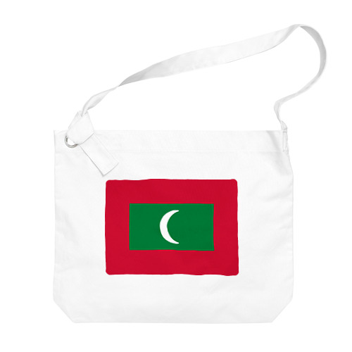 モルディブの国旗 ビッグショルダーバッグ