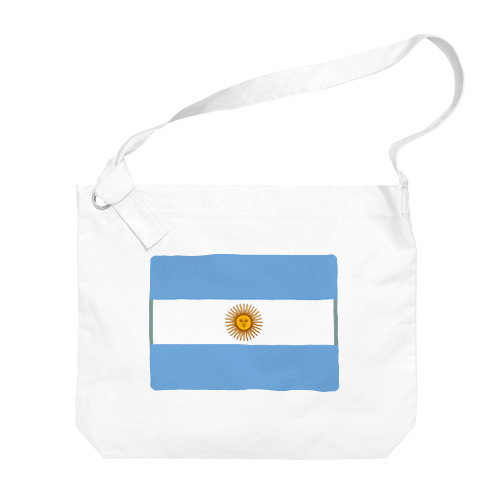 アルゼンチンの国旗 Big Shoulder Bag