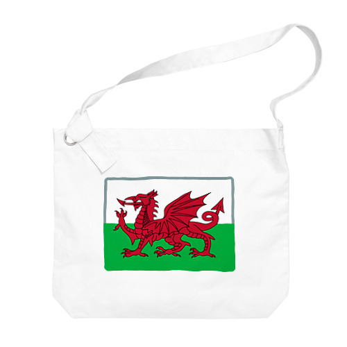 ウェールズの旗 Big Shoulder Bag