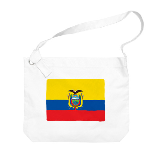 エクアドルの国旗 Big Shoulder Bag