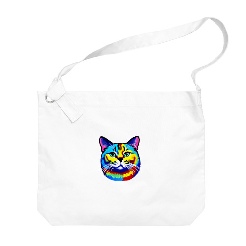 虹色猫 Big Shoulder Bag