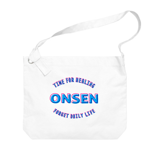 ONSEN -Time for Healing- (カラー) Big Shoulder Bag