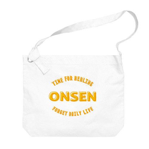 ONSEN -Time for Healing- (イエロー) Big Shoulder Bag