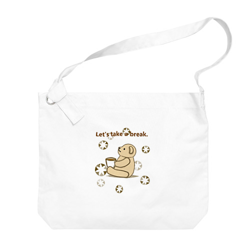 coffee break Big Shoulder Bag