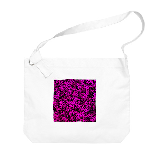 花（紫） Big Shoulder Bag