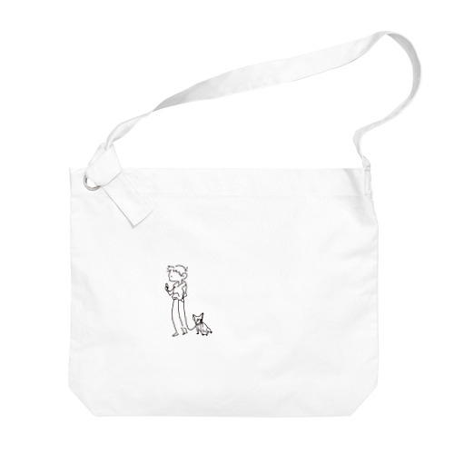 Dog-walking細 Big Shoulder Bag