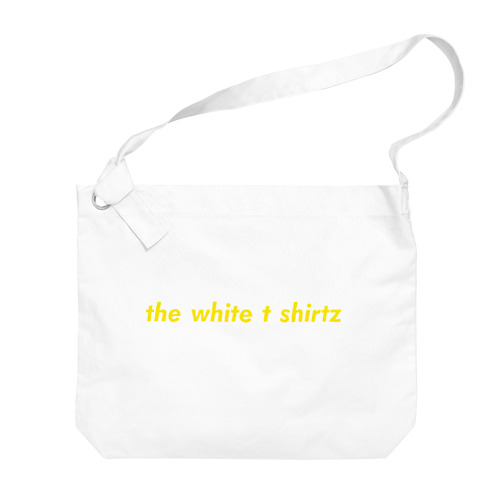 the white t shirtz Big Shoulder Bag
