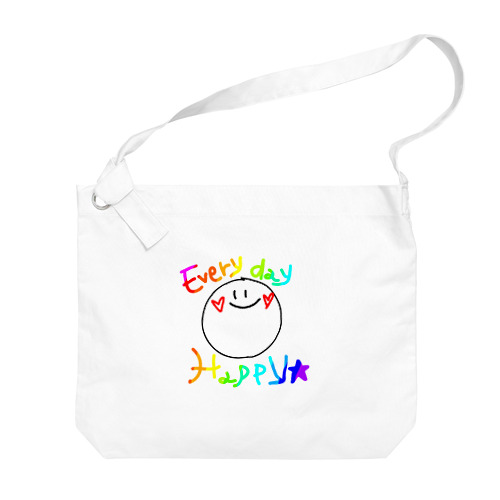 Happy　Smile☺ Big Shoulder Bag