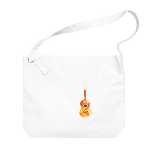 ギター(orange) Big Shoulder Bag