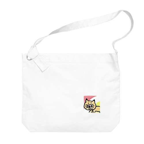 にゃんにゃんだ？これは？ Big Shoulder Bag