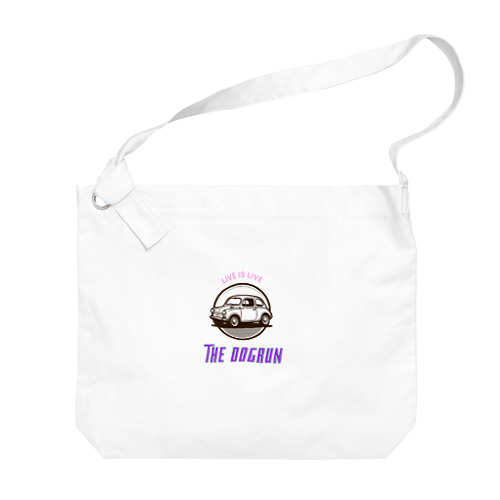 THE DOGRUN CAR  water mark Big Shoulder Bag