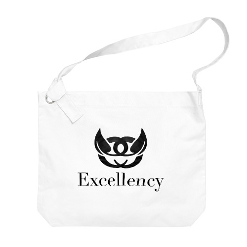 Excellency黒ロゴシリーズ Big Shoulder Bag