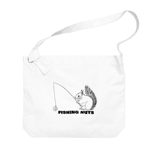 Fishing nuts リス Big Shoulder Bag