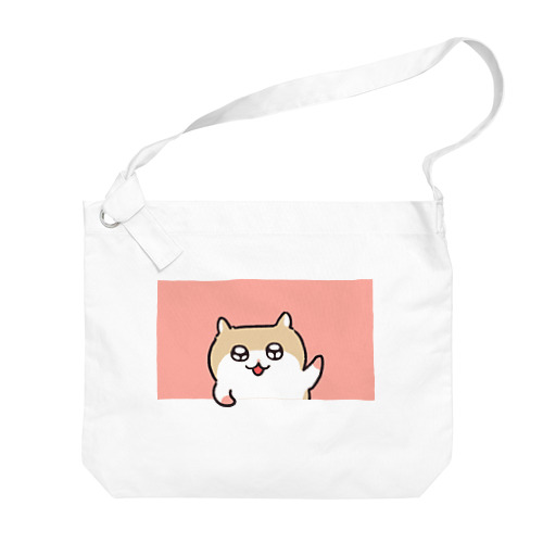 ヤホ！ってしてるコビハムちゃん Big Shoulder Bag