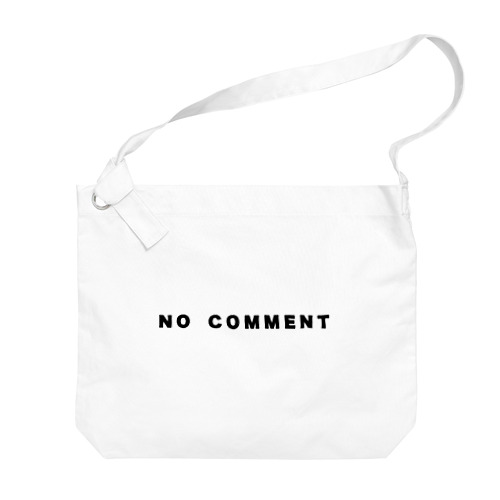 micyorina 「NO COMMENT」logo ビッグショルダーバッグ
