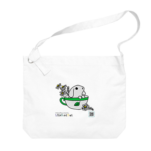 LilaKotPet(りらこっぺ)ロゴグッズ『バッグ』 Big Shoulder Bag