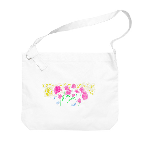 春の花 Big Shoulder Bag