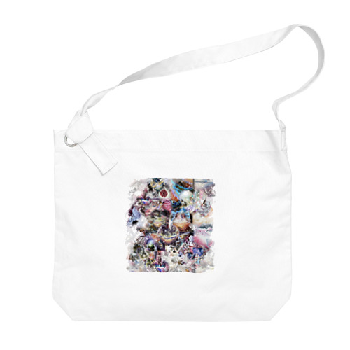 桜カラーの幸せデザイン Big Shoulder Bag