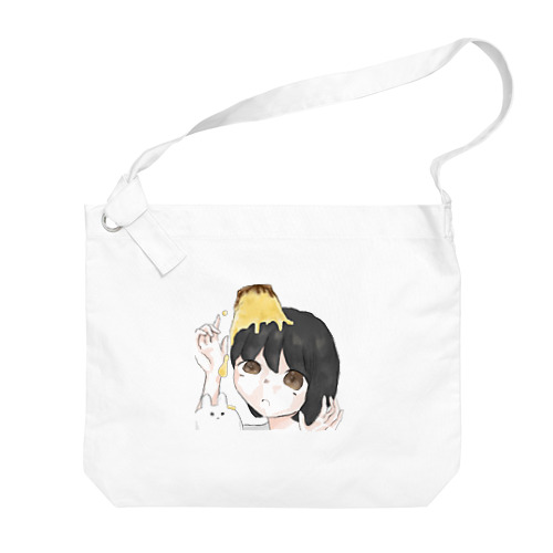 プリンちゃん Big Shoulder Bag