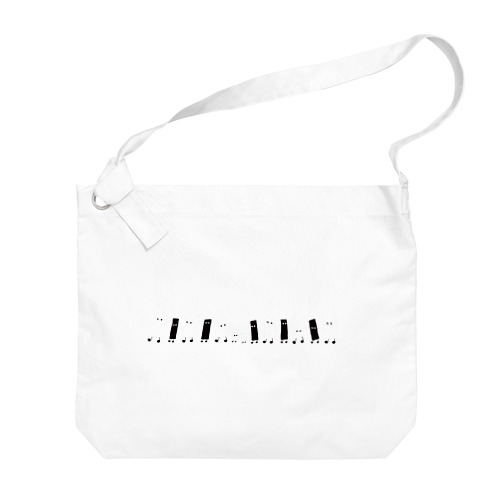 WALKING PIANO Big Shoulder Bag