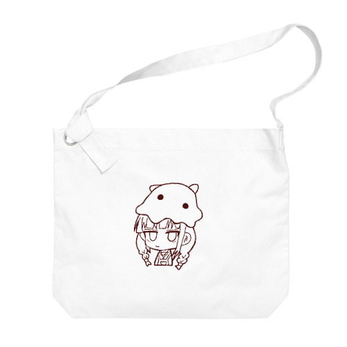 メンダコと女の子 Big Shoulder Bag