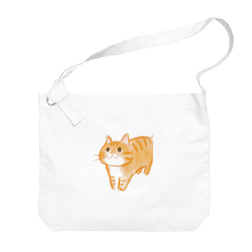 キュートなワクワクねこ Big Shoulder Bag