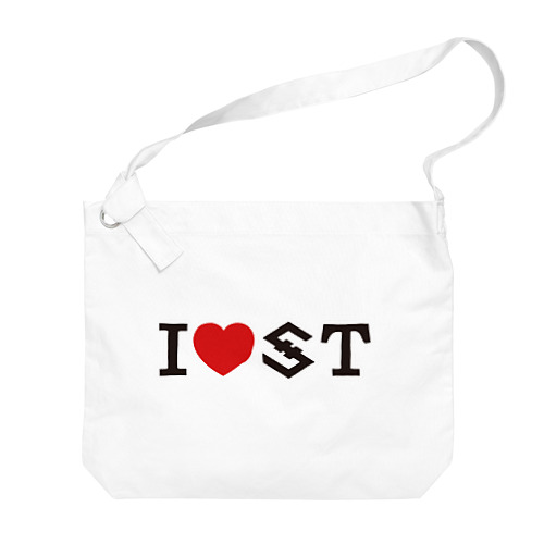 I love IOST（横型） ビッグショルダーバッグ