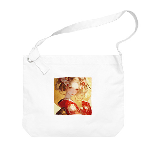 金の光に輝く赤い姫 Marsa 106 Big Shoulder Bag