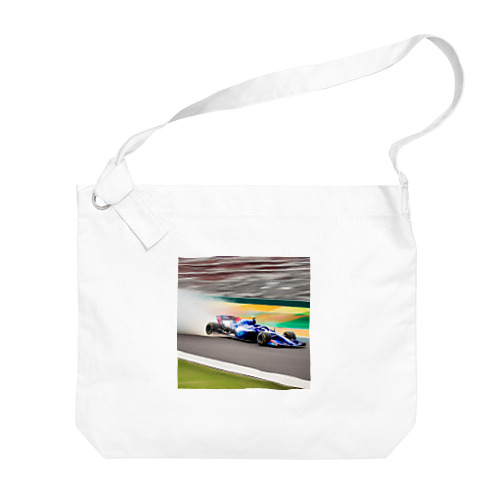 スピードの彩り - F1レーシング Big Shoulder Bag