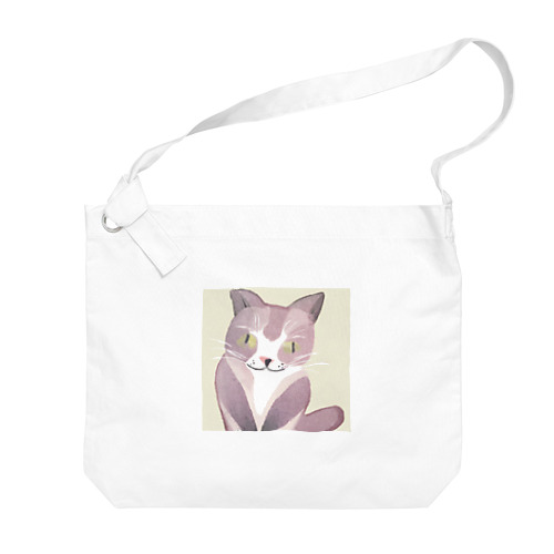 かわいい猫 Big Shoulder Bag