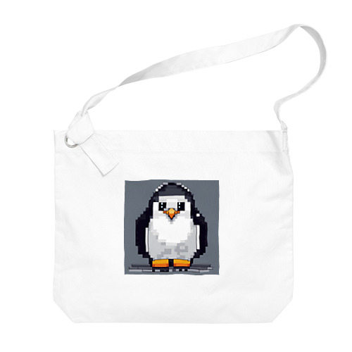 優しい眼差しペンギン Big Shoulder Bag