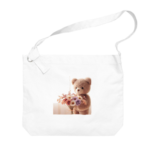はなとくま　～flower and bear～ Big Shoulder Bag