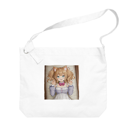 ねこ娘 Big Shoulder Bag