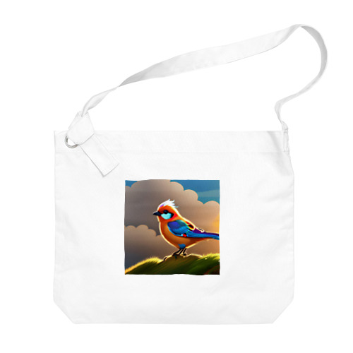 虹の鳥グッズ Big Shoulder Bag